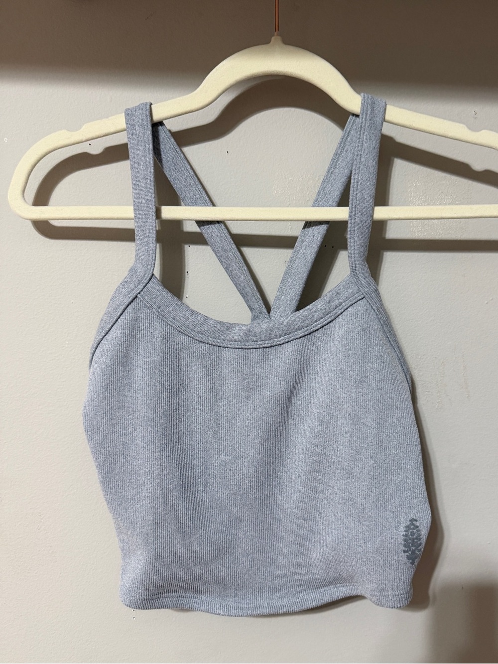 Free People All Clear Solid Cami- Heather Grey